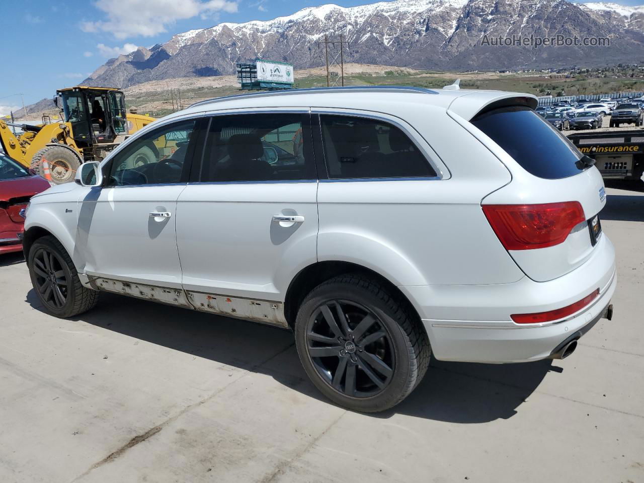 2015 Audi Q7 Premium Plus White vin: WA1LGAFE8FD006867