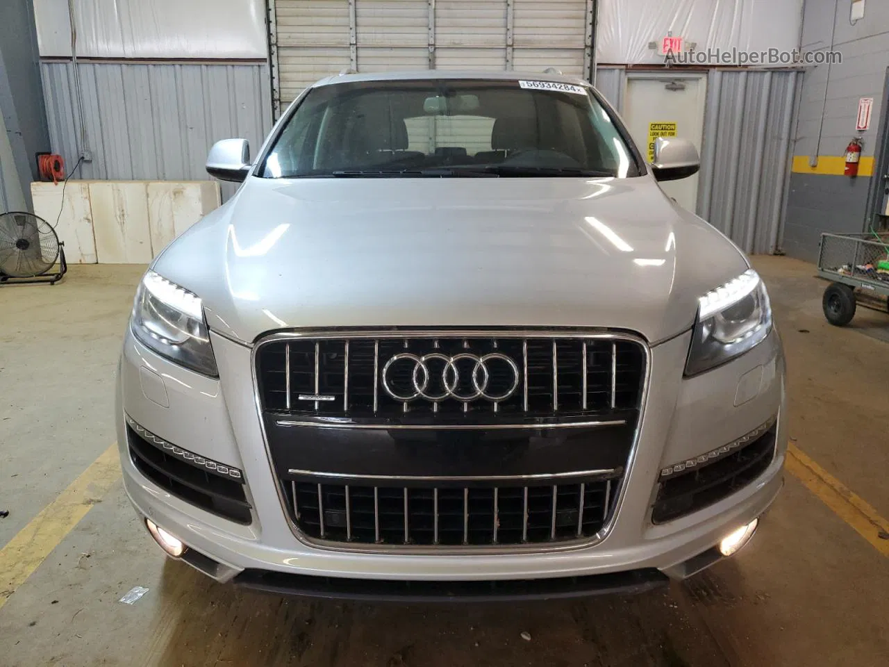 2015 Audi Q7 Premium Plus Silver vin: WA1LGAFE9FD008353