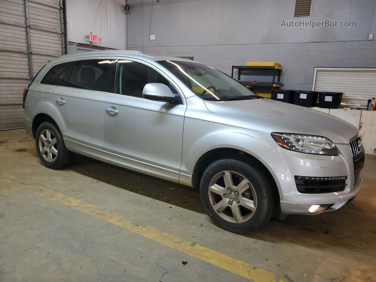 2015 Audi Q7 Premium Plus Silver vin: WA1LGAFE9FD008353