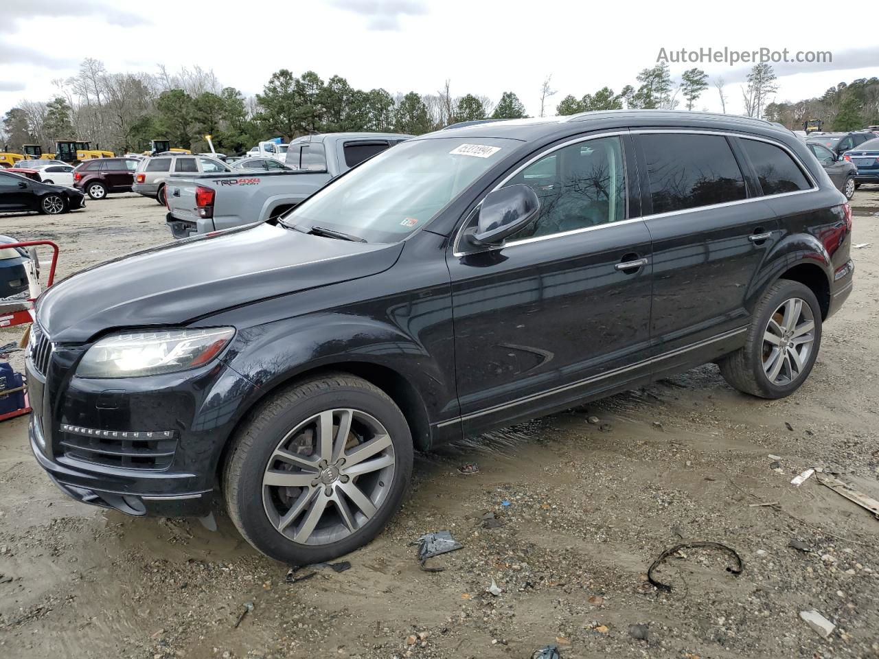 2015 Audi Q7 Premium Plus Black vin: WA1LGAFE9FD012015