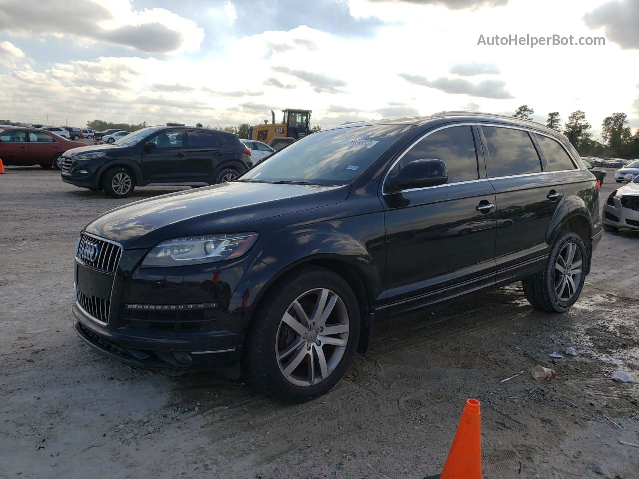 2015 Audi Q7 Premium Plus Черный vin: WA1LGAFE9FD012919