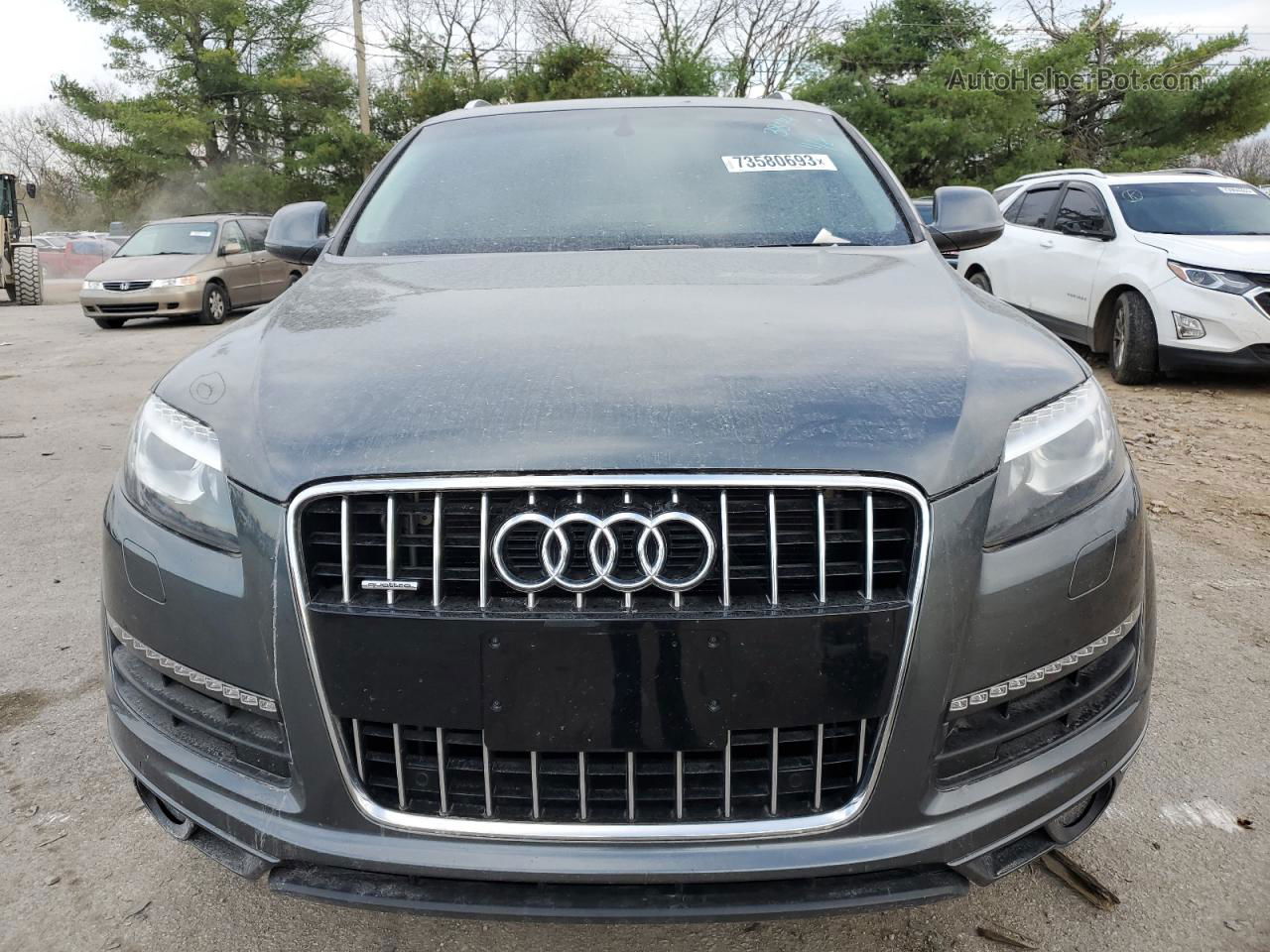 2015 Audi Q7 Premium Plus Gray vin: WA1LGAFE9FD013844