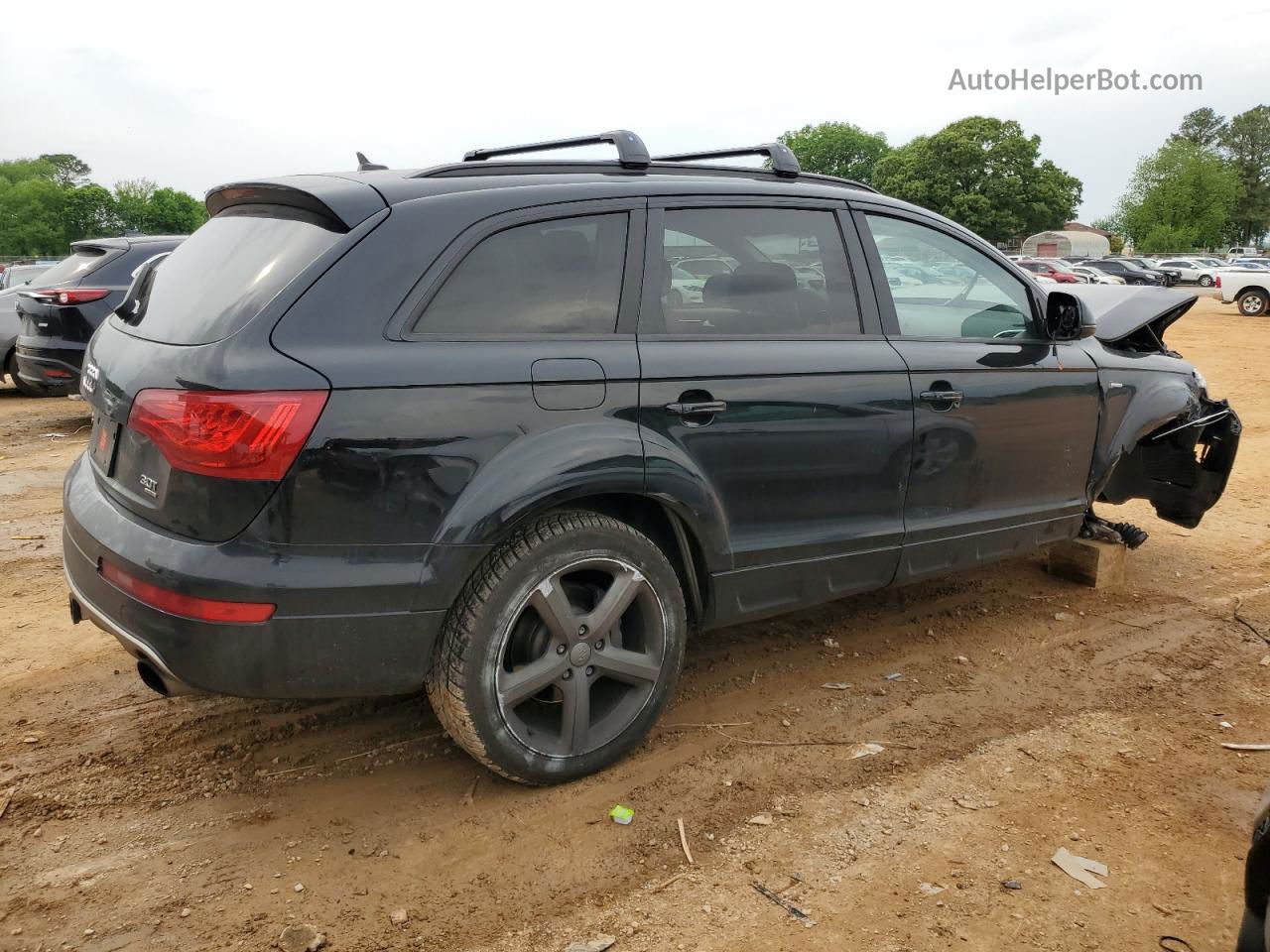 2015 Audi Q7 Premium Plus Черный vin: WA1LGAFE9FD024066