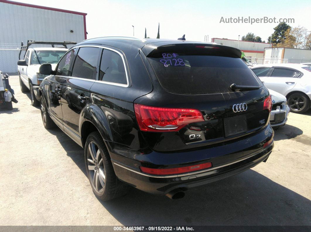 2015 Audi Q7 3.0t Premium Plus Черный vin: WA1LGAFE9FD024407