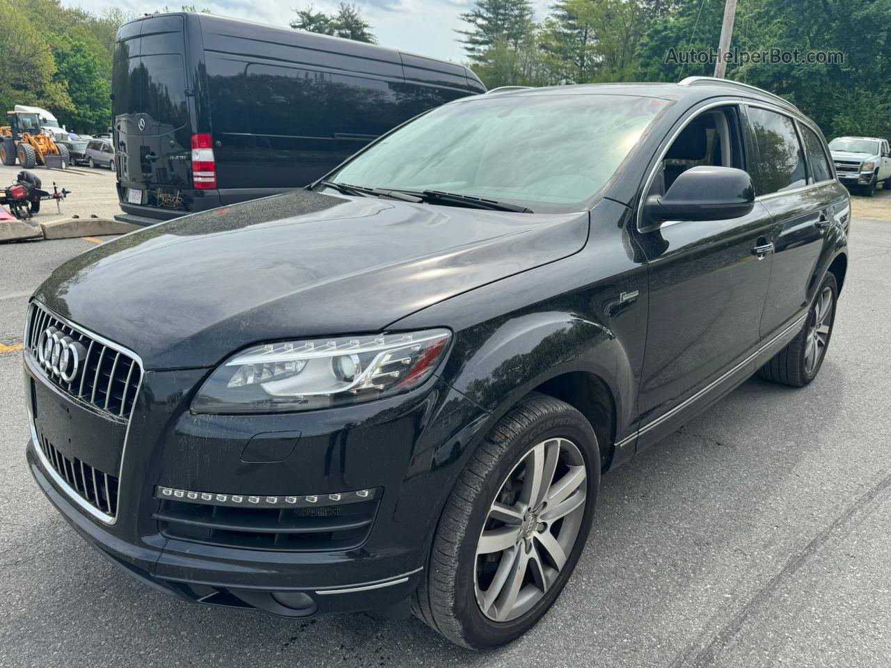 2015 Audi Q7 Premium Plus Black vin: WA1LGAFE9FD029509