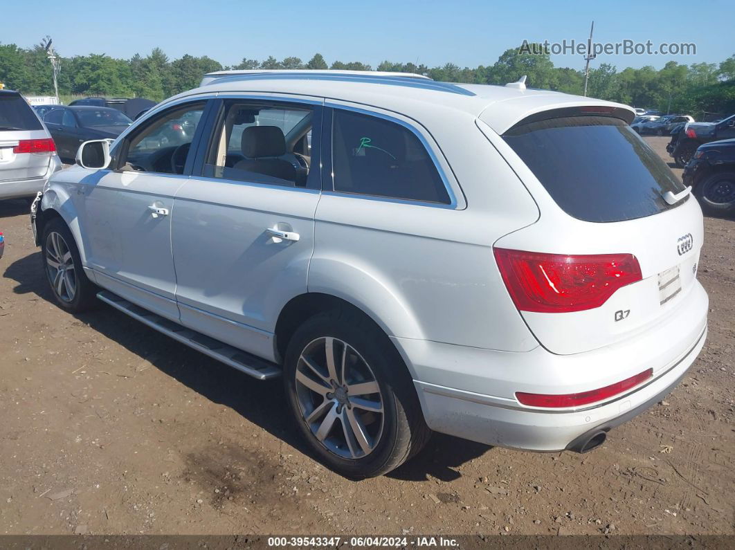 2015 Audi Q7 3.0t Premium White vin: WA1LGAFEXFD001430