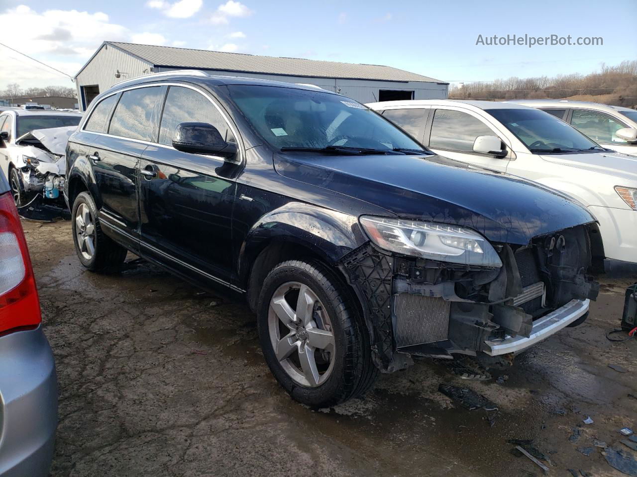 2015 Audi Q7 Premium Plus Black vin: WA1LGAFEXFD004408