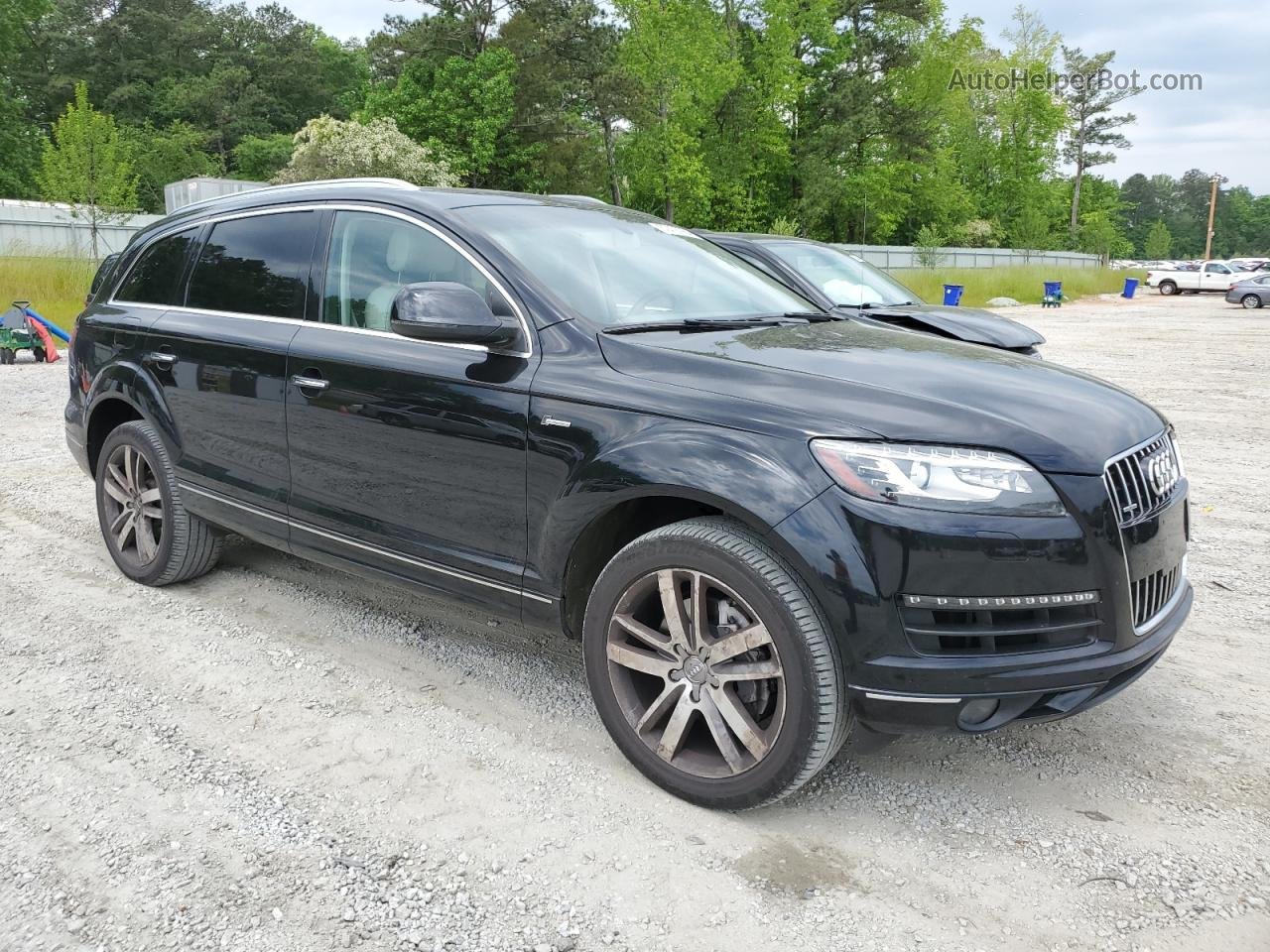 2015 Audi Q7 Premium Plus Black vin: WA1LGAFEXFD007762