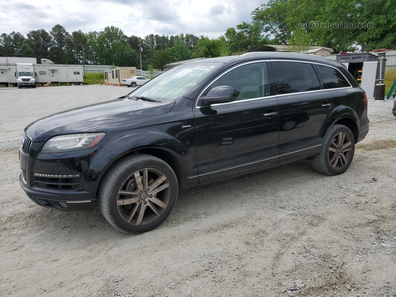 2015 Audi Q7 Premium Plus Черный vin: WA1LGAFEXFD007762