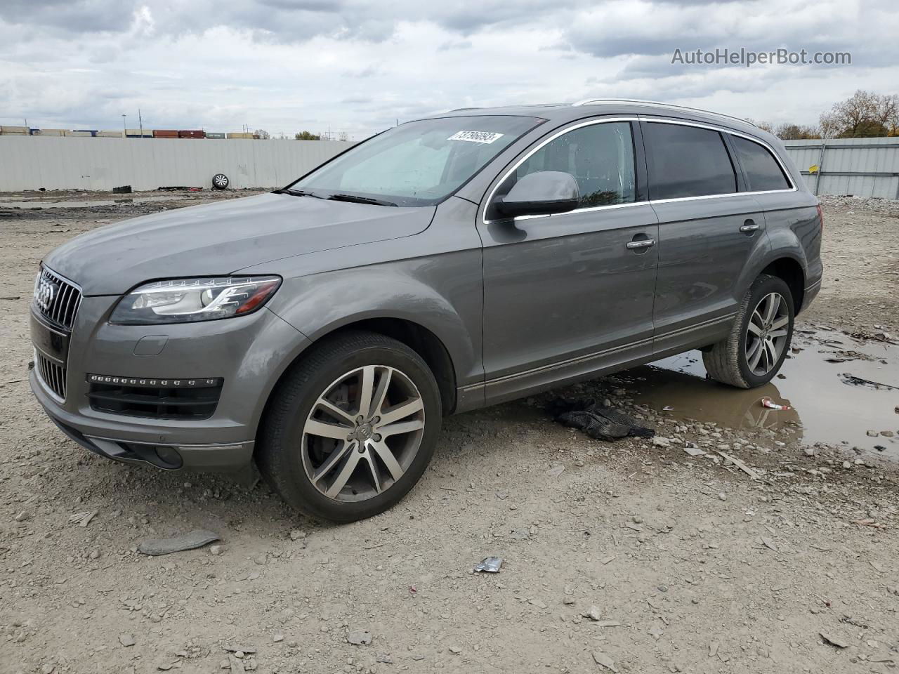 2015 Audi Q7 Premium Plus Gray vin: WA1LGAFEXFD014064