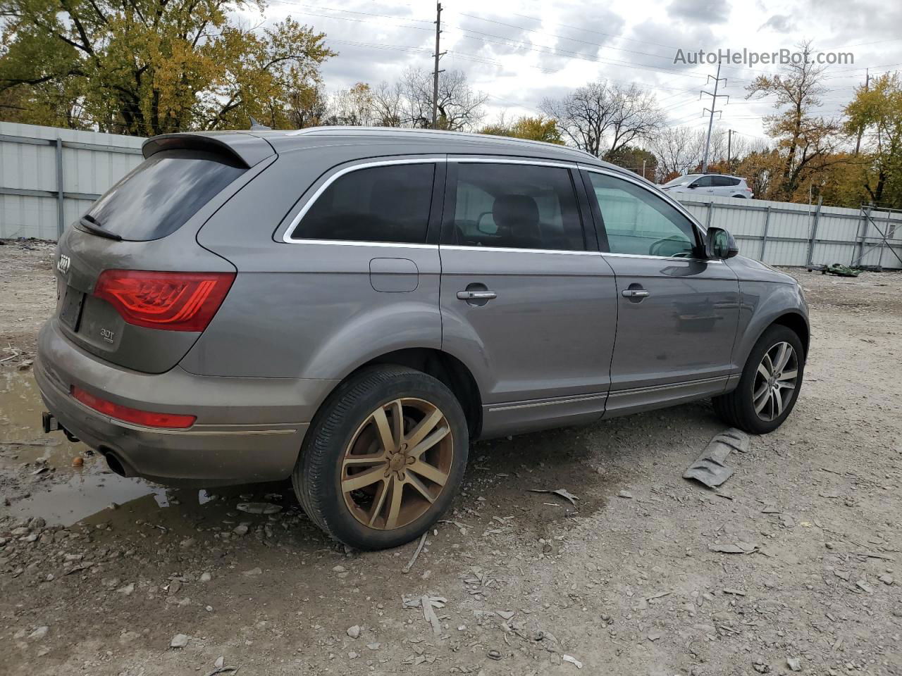 2015 Audi Q7 Premium Plus Gray vin: WA1LGAFEXFD014064