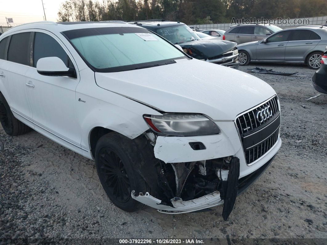 2015 Audi Q7 3.0t Premium White vin: WA1LGAFEXFD016185