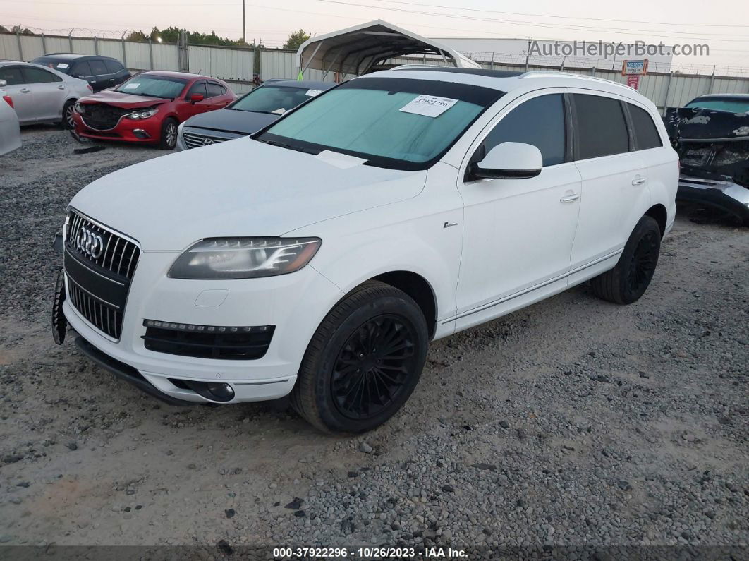 2015 Audi Q7 3.0t Premium White vin: WA1LGAFEXFD016185