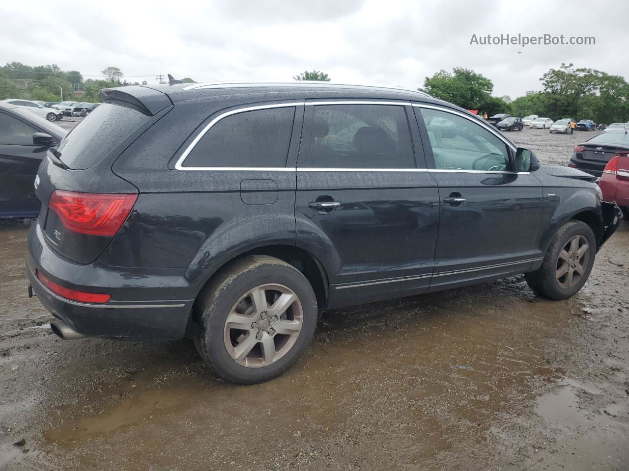 2015 Audi Q7 Premium Plus Черный vin: WA1LGAFEXFD024707