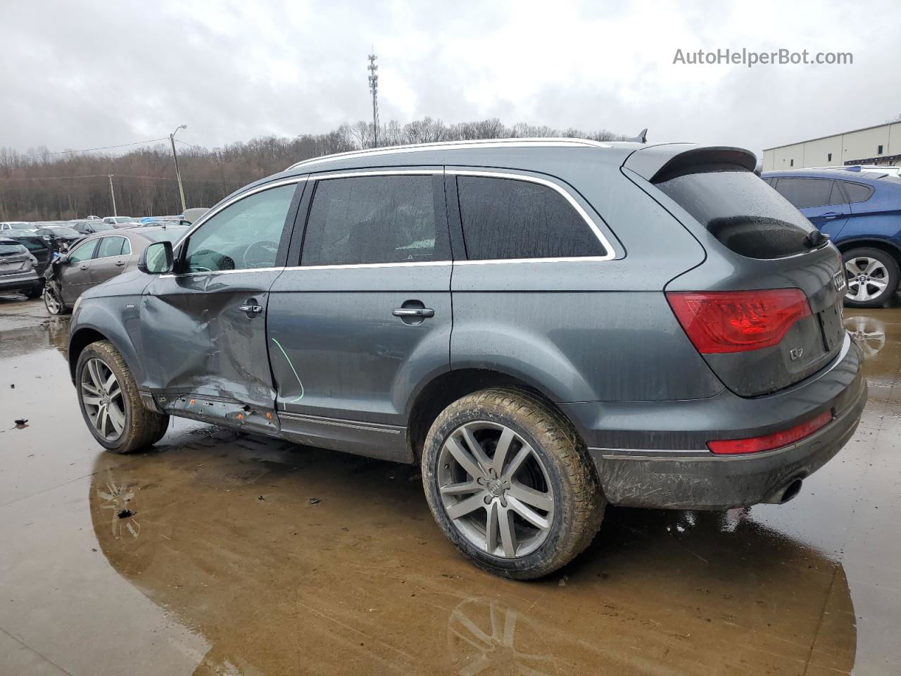 2015 Audi Q7 Premium Plus Серый vin: WA1LGAFEXFD027753