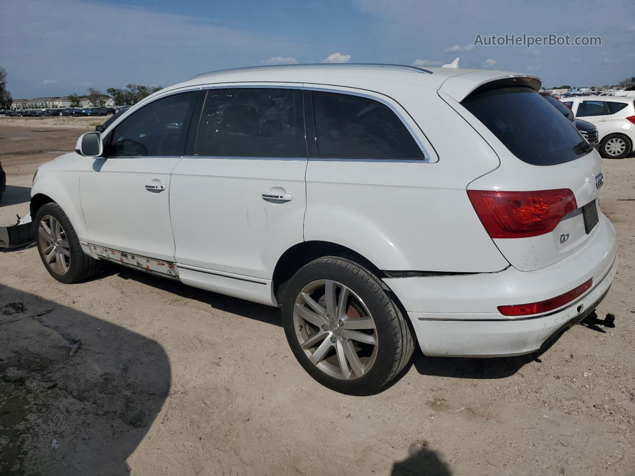 2015 Audi Q7 Premium Plus Белый vin: WA1LGAFEXFD029860