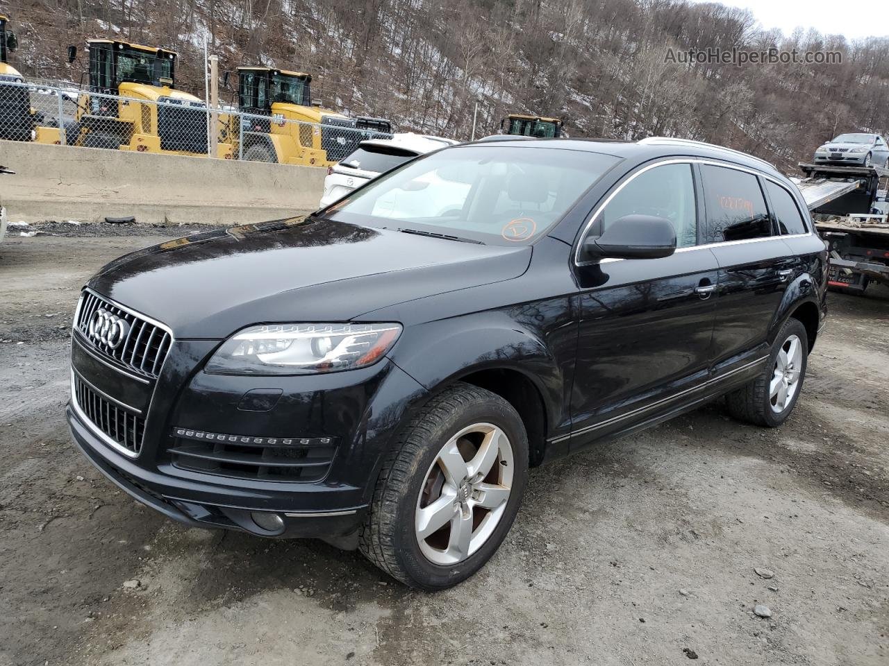 2015 Audi Q7 Premium Plus Black vin: WA1LGBFE5FD016133