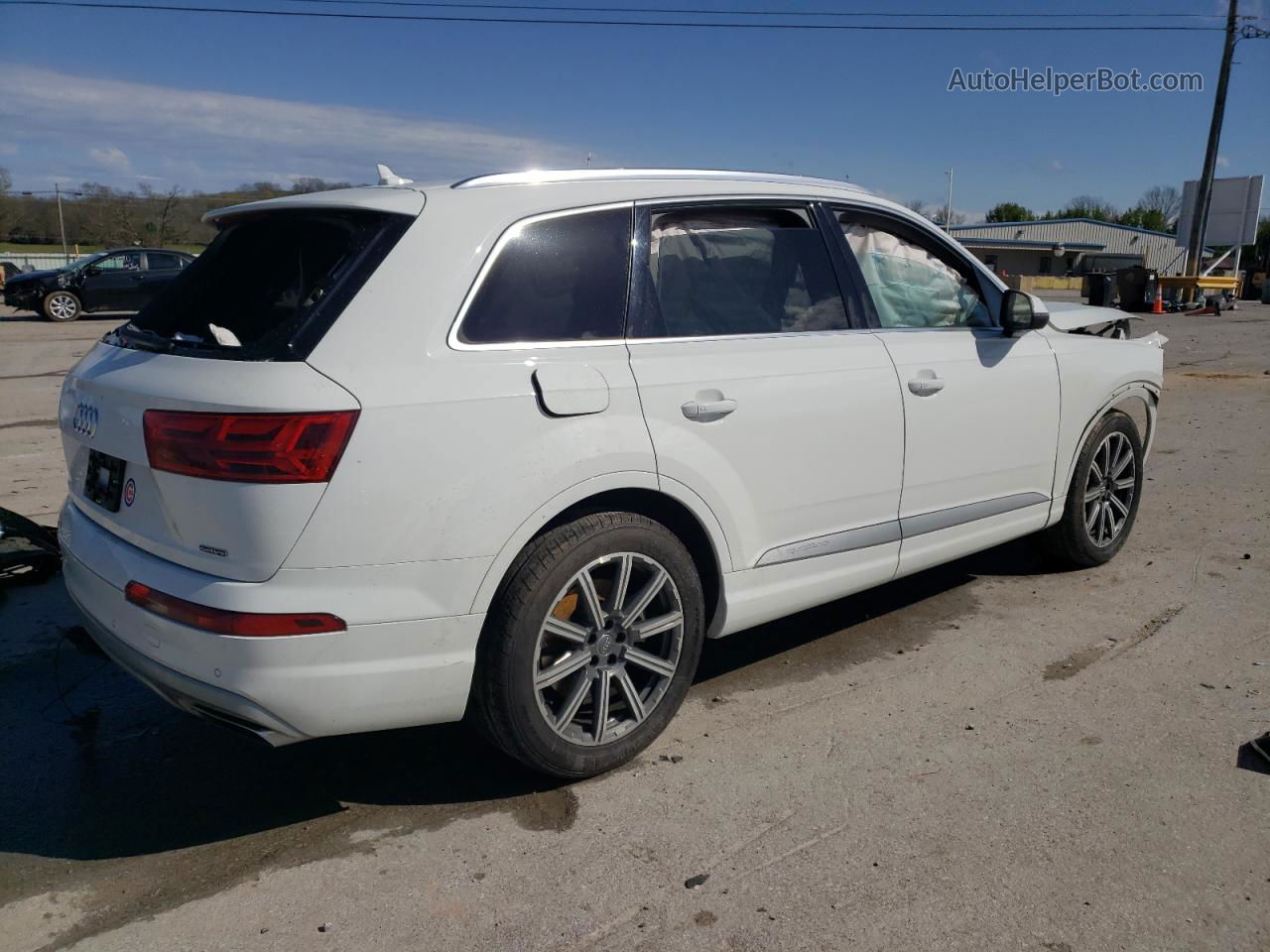 2017 Audi Q7 Premium Plus White vin: WA1LHAF70HD043199