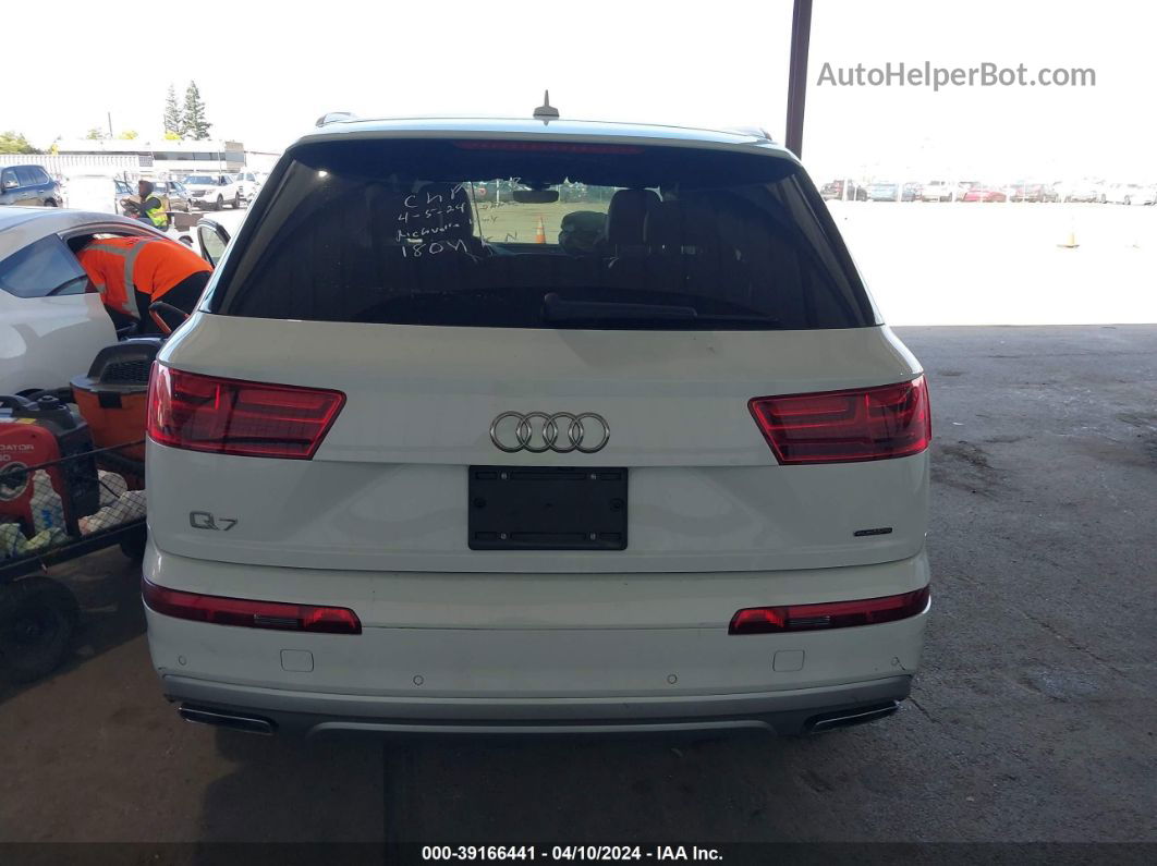 2017 Audi Q7 2.0t Premium White vin: WA1LHAF70HD050928