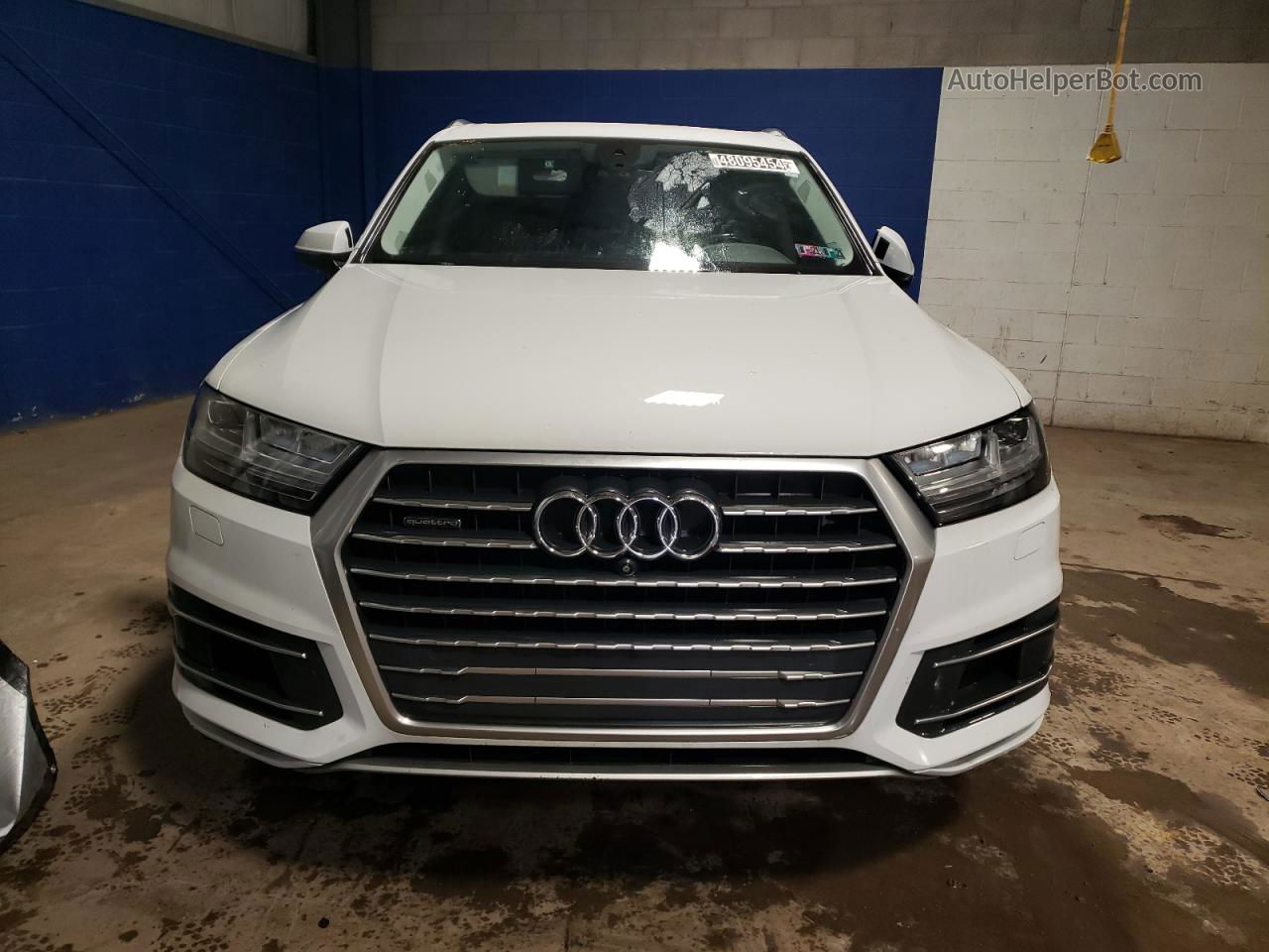 2017 Audi Q7 Premium Plus White vin: WA1LHAF73HD042855