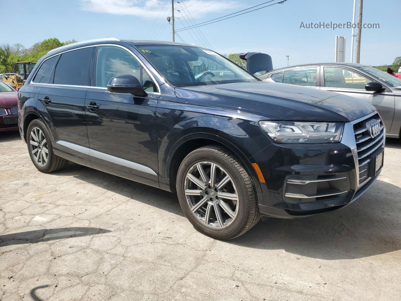 2017 Audi Q7 Premium Plus Синий vin: WA1LHAF77HD046102