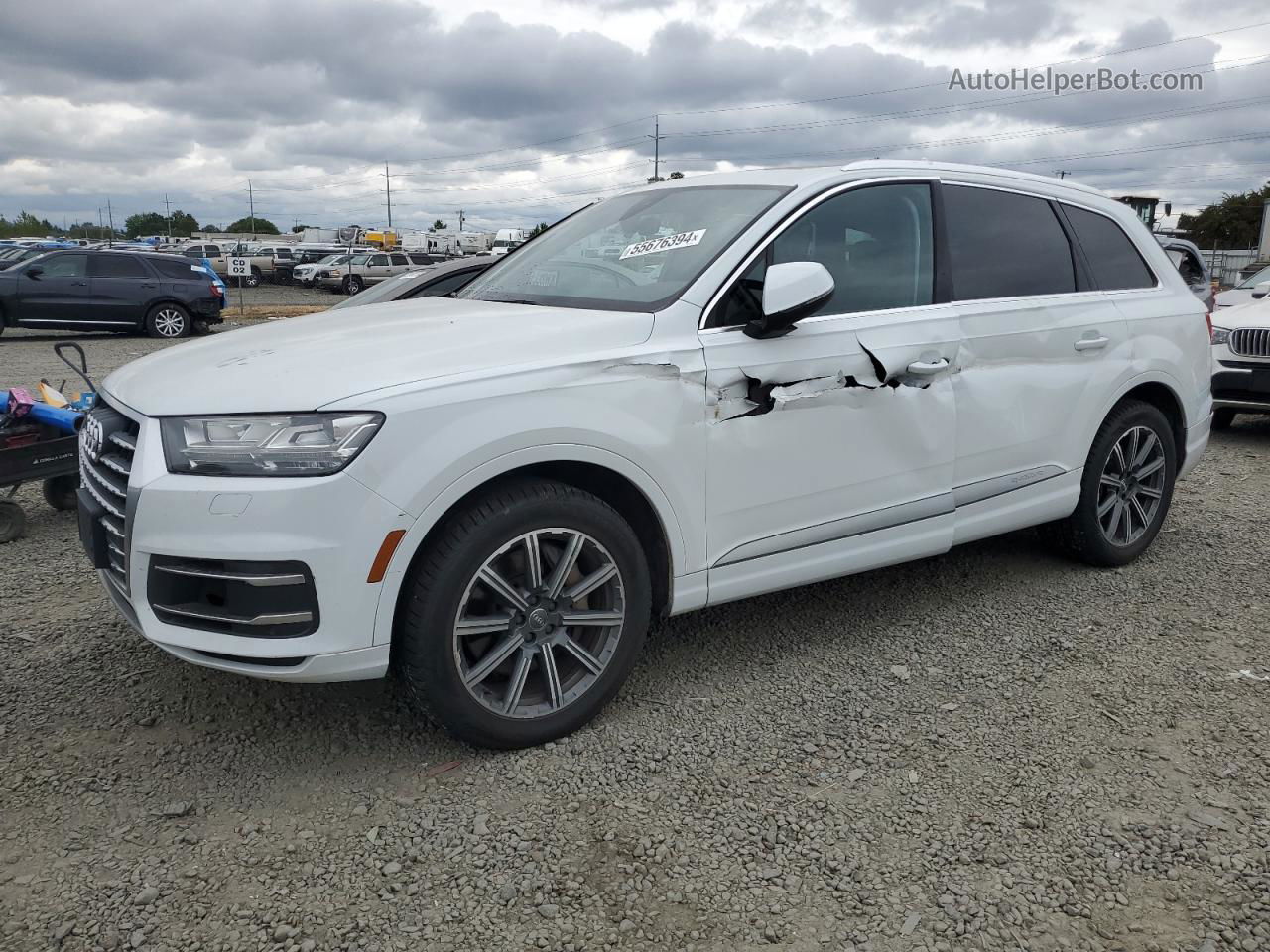 2017 Audi Q7 Premium Plus White vin: WA1LHAF78HD042530