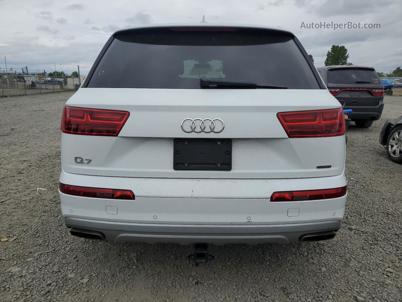 2017 Audi Q7 Premium Plus White vin: WA1LHAF78HD042530