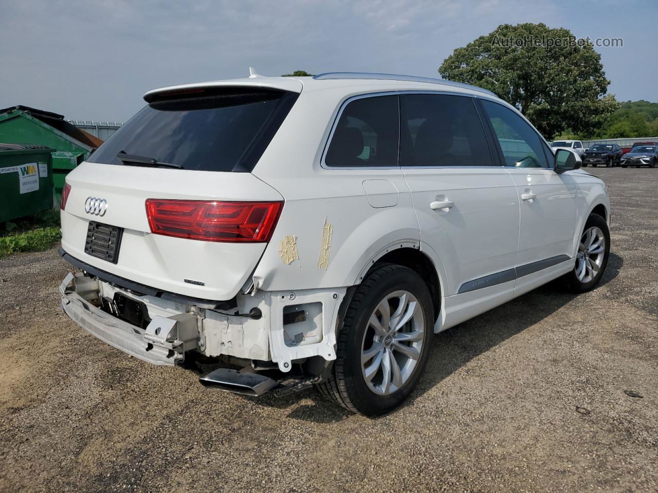 2017 Audi Q7 Premium Plus White vin: WA1LHAF7XHD039550