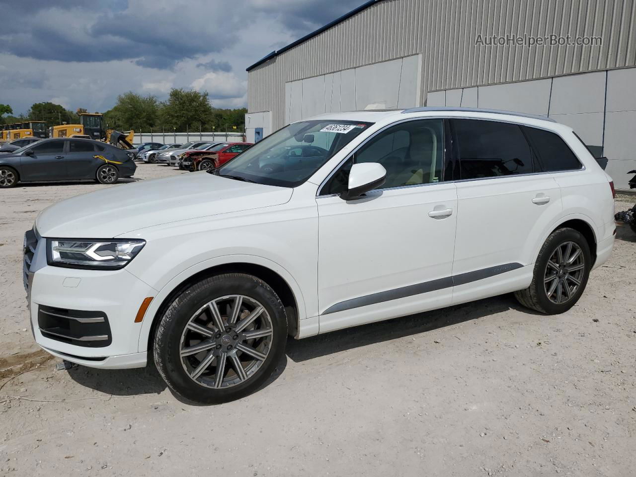 2017 Audi Q7 Premium Plus White vin: WA1LHAF7XHD040035