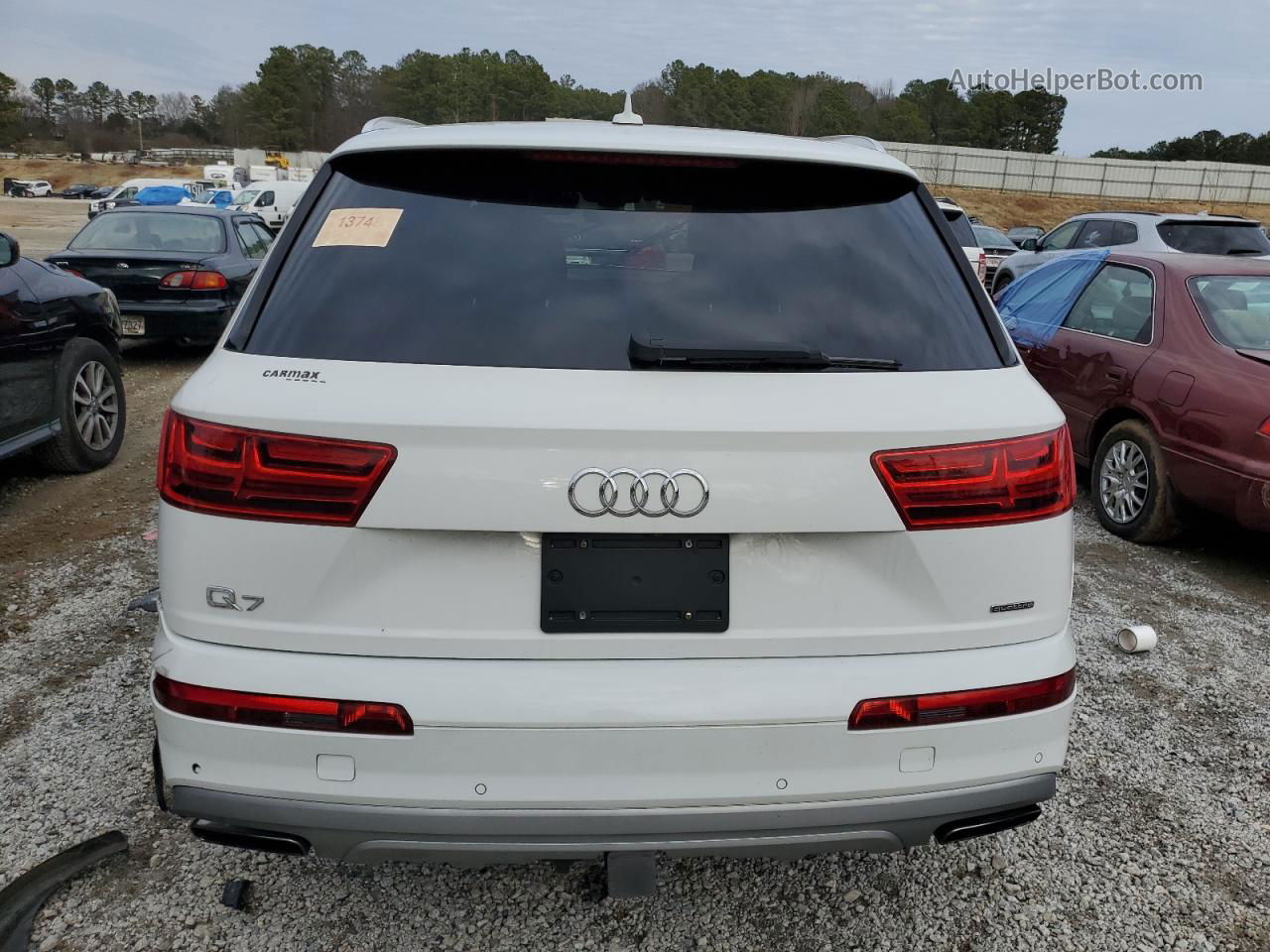 2017 Audi Q7 Premium Plus White vin: WA1LHAF7XHD053318