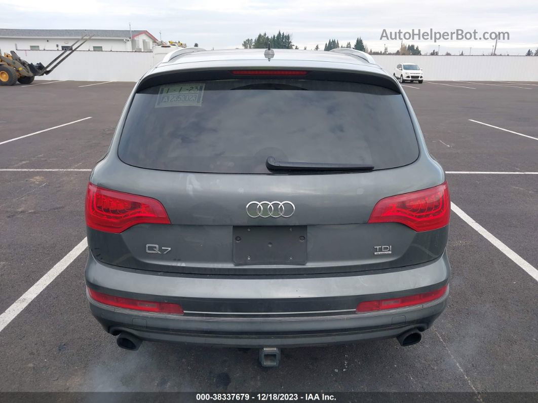 2015 Audi Q7 3.0 Tdi Premium Gray vin: WA1LMAFE0FD001137