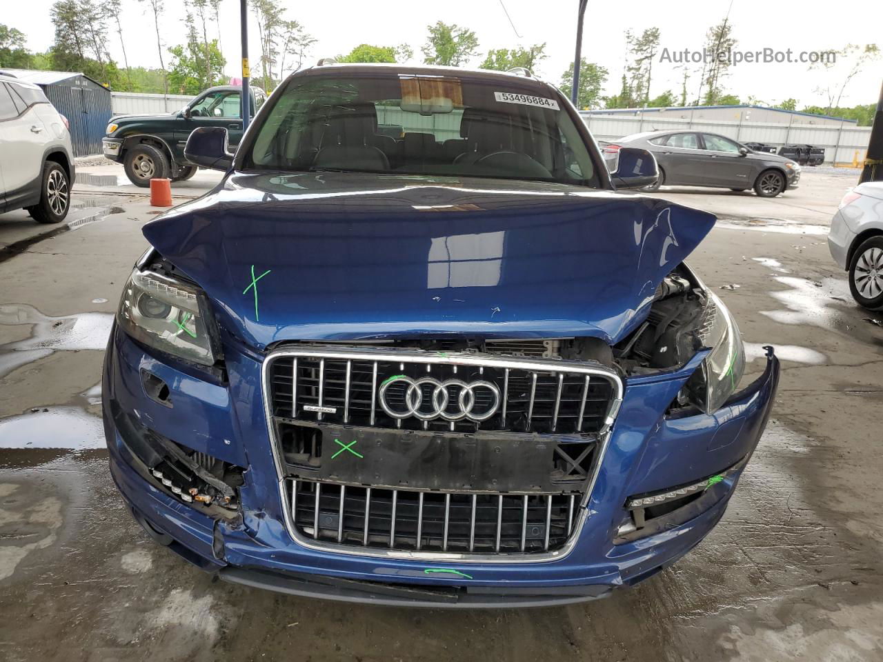 2015 Audi Q7 Tdi Premium Plus Blue vin: WA1LMAFE0FD004815