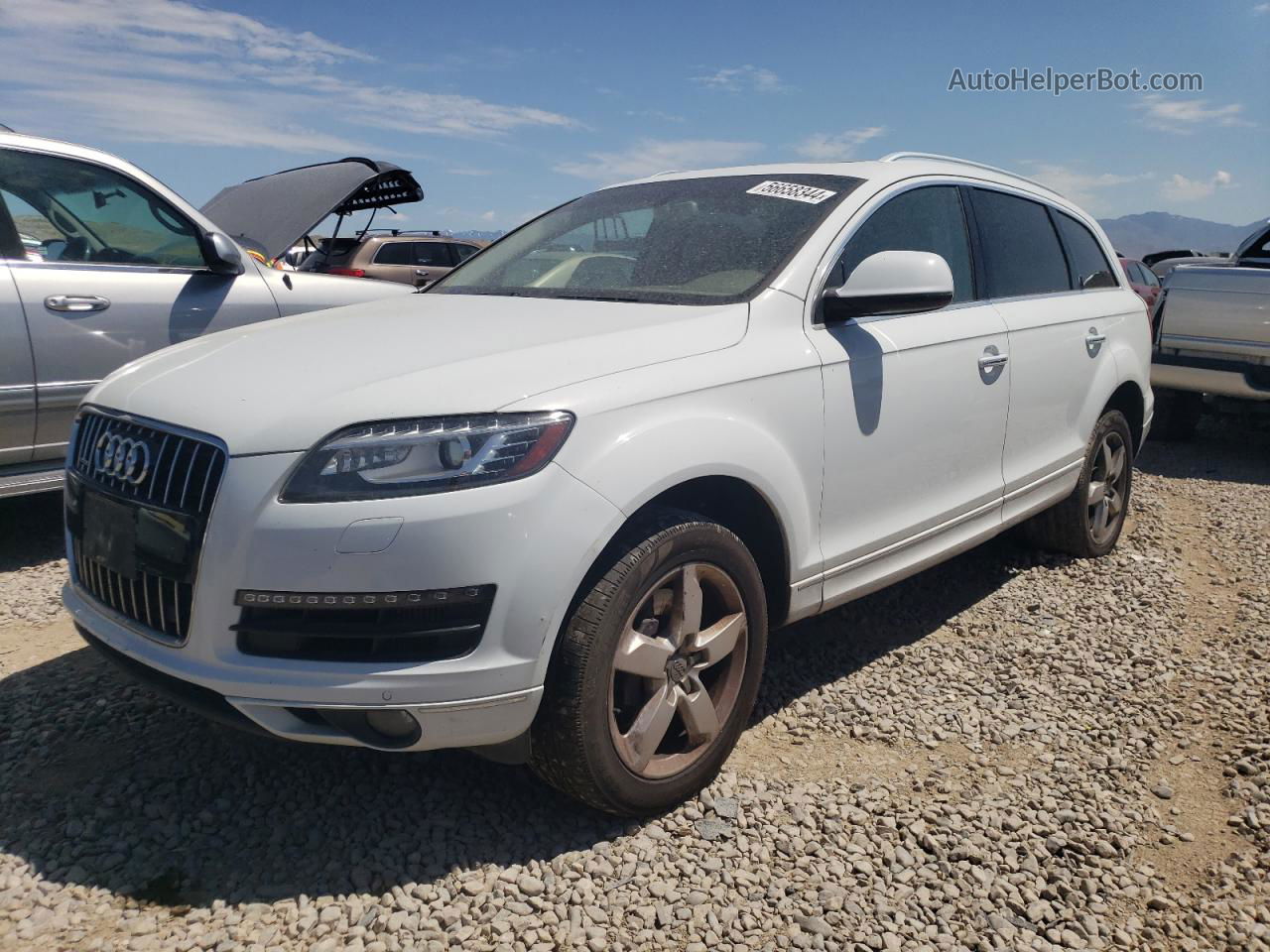 2015 Audi Q7 Tdi Premium Plus Белый vin: WA1LMAFE0FD008296