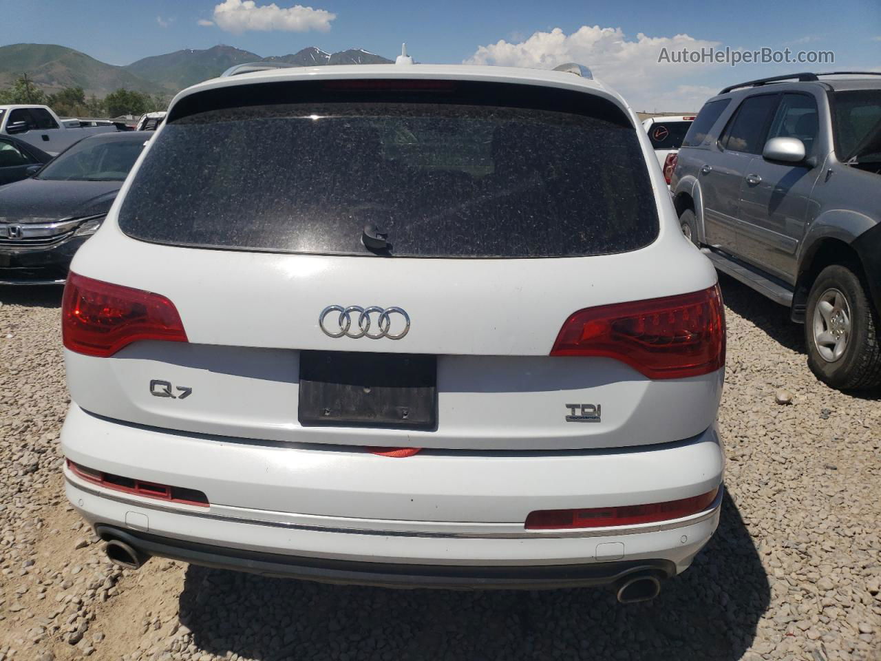 2015 Audi Q7 Tdi Premium Plus Белый vin: WA1LMAFE0FD008296