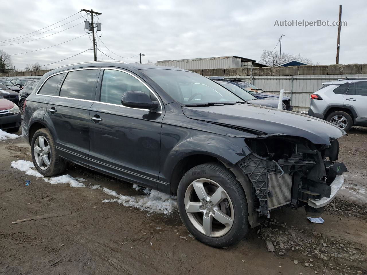 2015 Audi Q7 Tdi Premium Plus Black vin: WA1LMAFE1FD003379