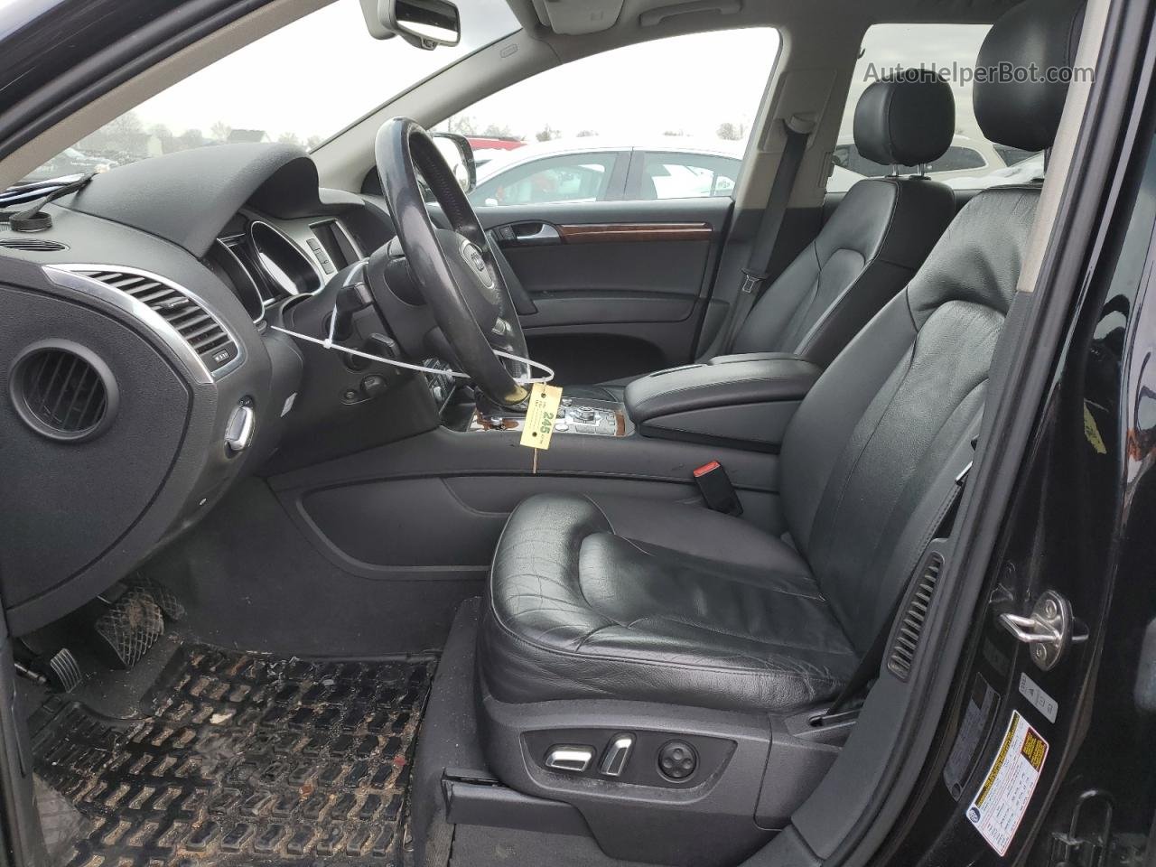 2015 Audi Q7 Tdi Premium Plus Black vin: WA1LMAFE1FD003379