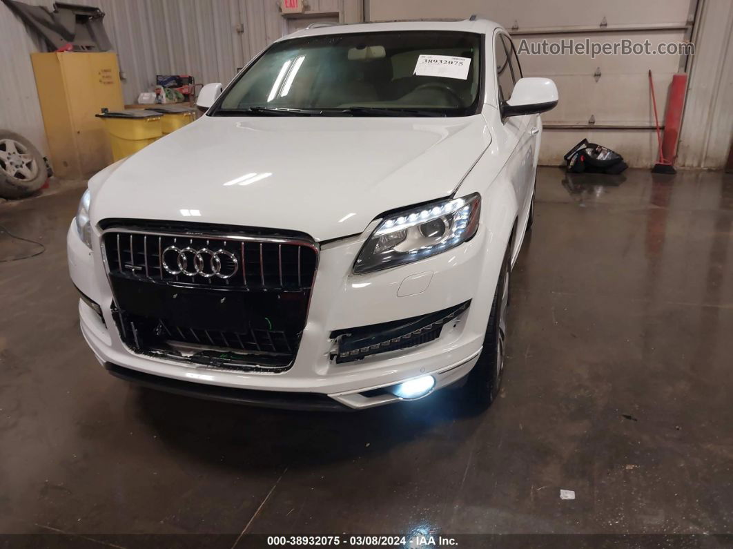 2015 Audi Q7 3.0 Tdi Premium White vin: WA1LMAFE2FD005366