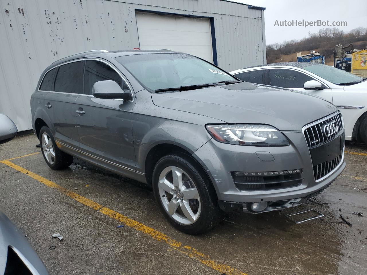 2015 Audi Q7 Tdi Premium Plus Серый vin: WA1LMAFE4FD005529