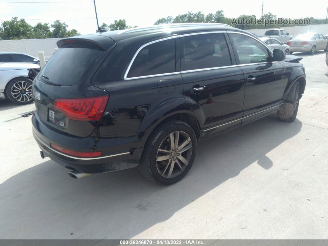 2015 Audi Q7 3.0l Tdi Premium Plus Black vin: WA1LMAFE7FD008456