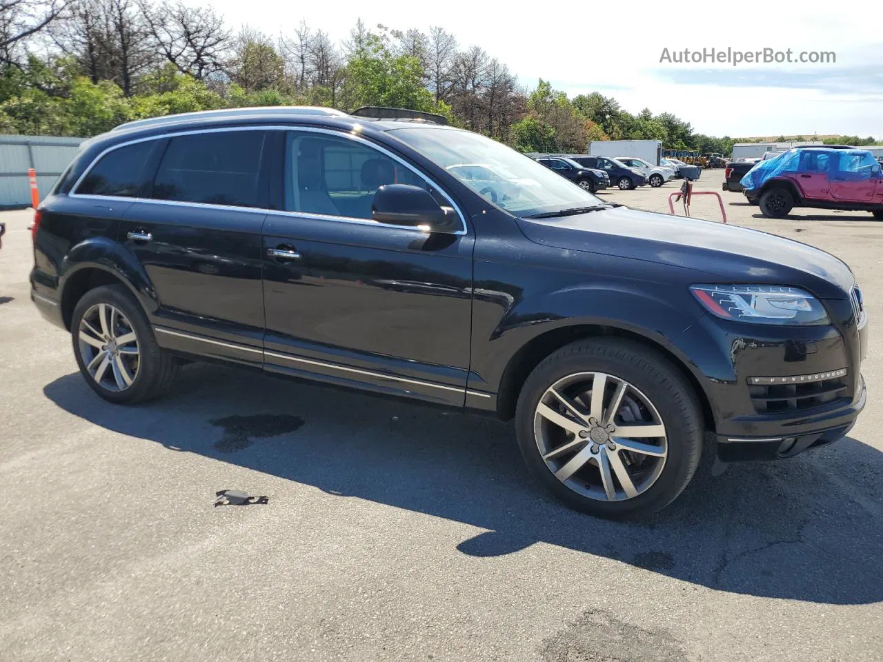 2015 Audi Q7 Tdi Premium Plus Черный vin: WA1LMAFEXFD024764