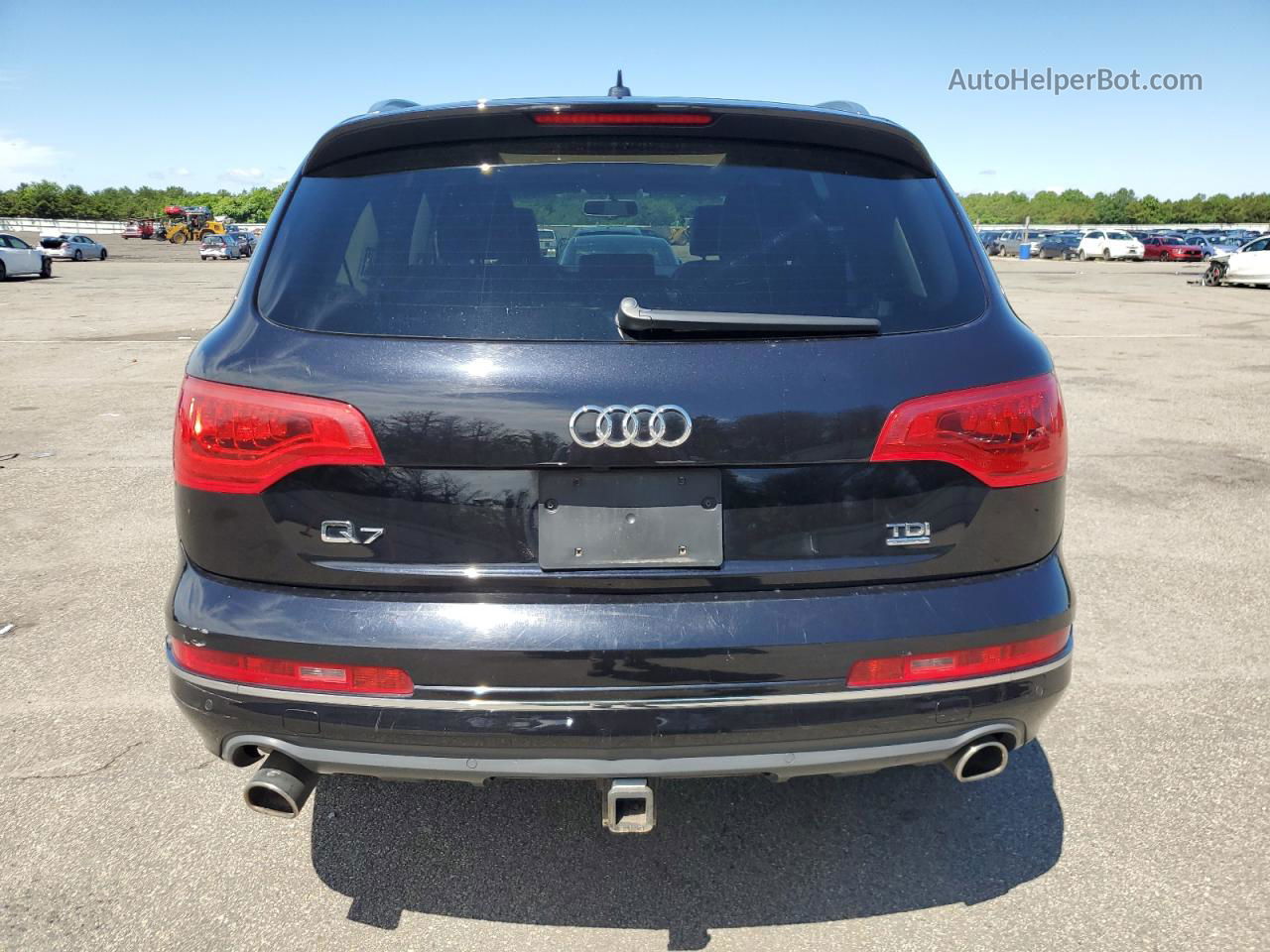 2015 Audi Q7 Tdi Premium Plus Black vin: WA1LMAFEXFD024764