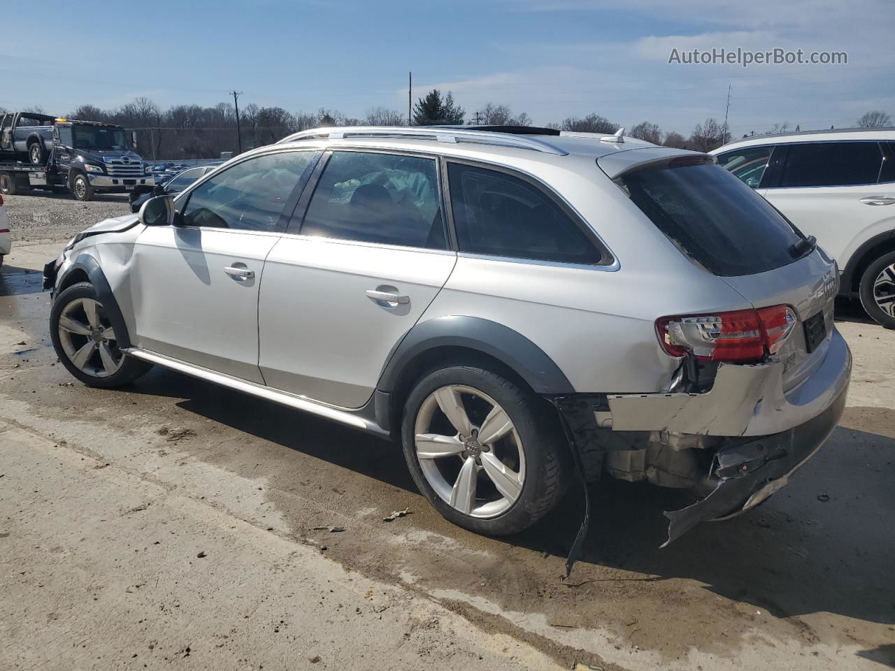 2013 Audi A4 Allroad Premium Plus Серебряный vin: WA1UFAFL0DA083785