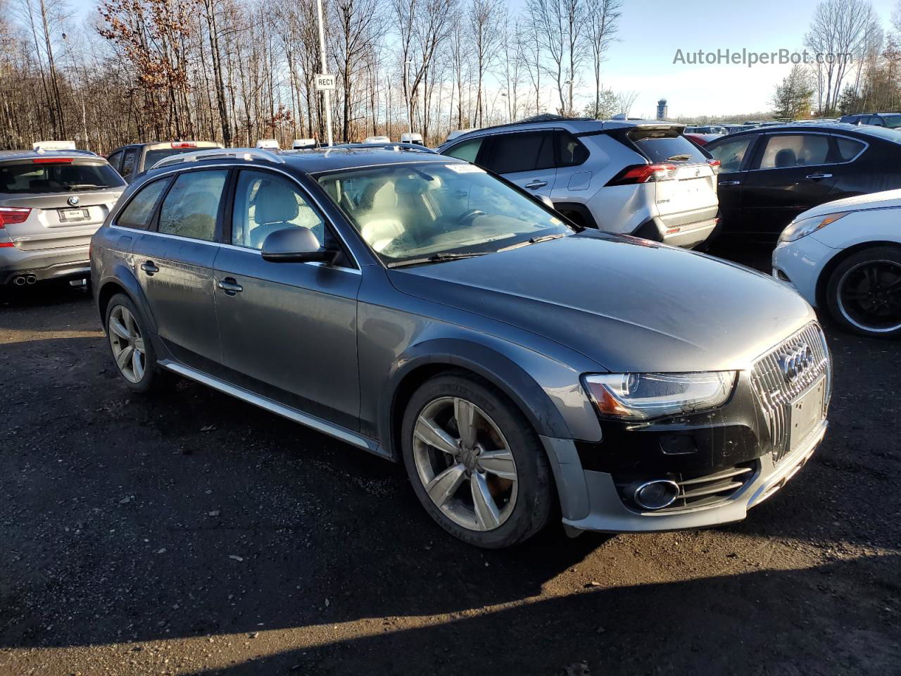 2013 Audi A4 Allroad Premium Plus Серый vin: WA1UFAFL1DA214688