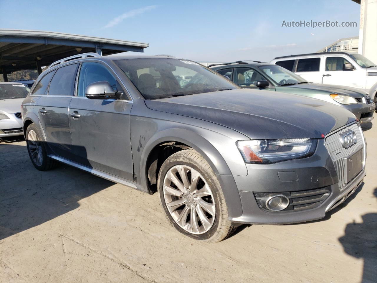 2016 Audi A4 Allroad Premium Plus Gray vin: WA1UFAFL2GA015718