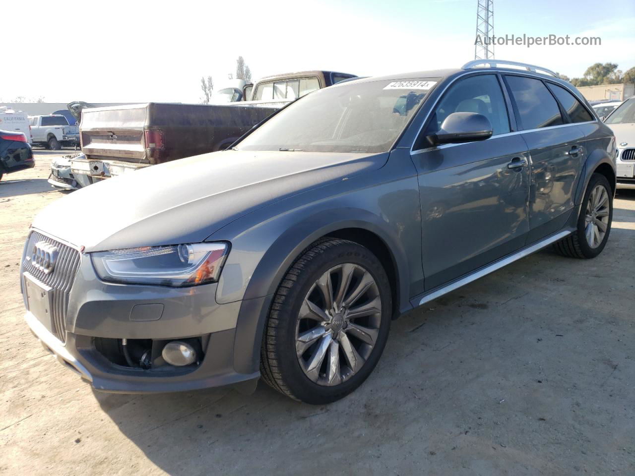 2016 Audi A4 Allroad Premium Plus Gray vin: WA1UFAFL2GA015718