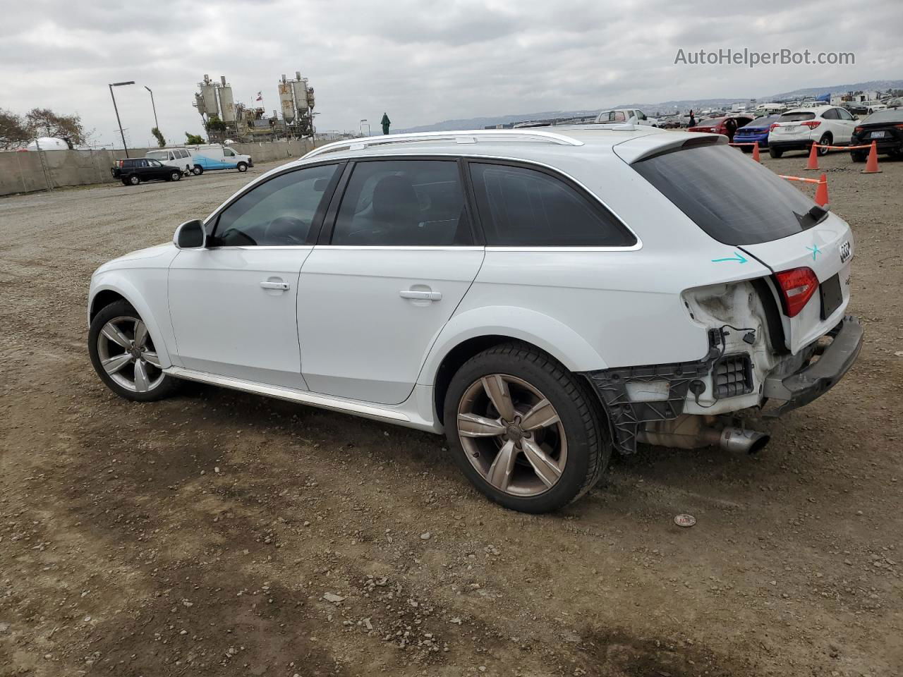 2014 Audi A4 Allroad Premium Plus White vin: WA1UFAFL3EA084978