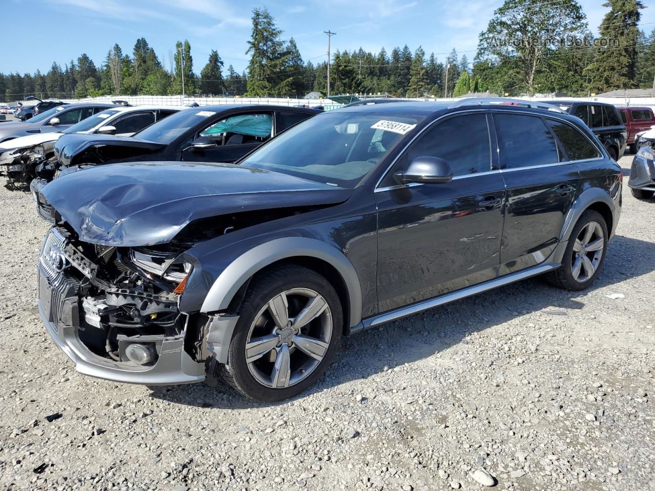 2013 Audi A4 Allroad Premium Plus Черный vin: WA1UFAFL4DA133507