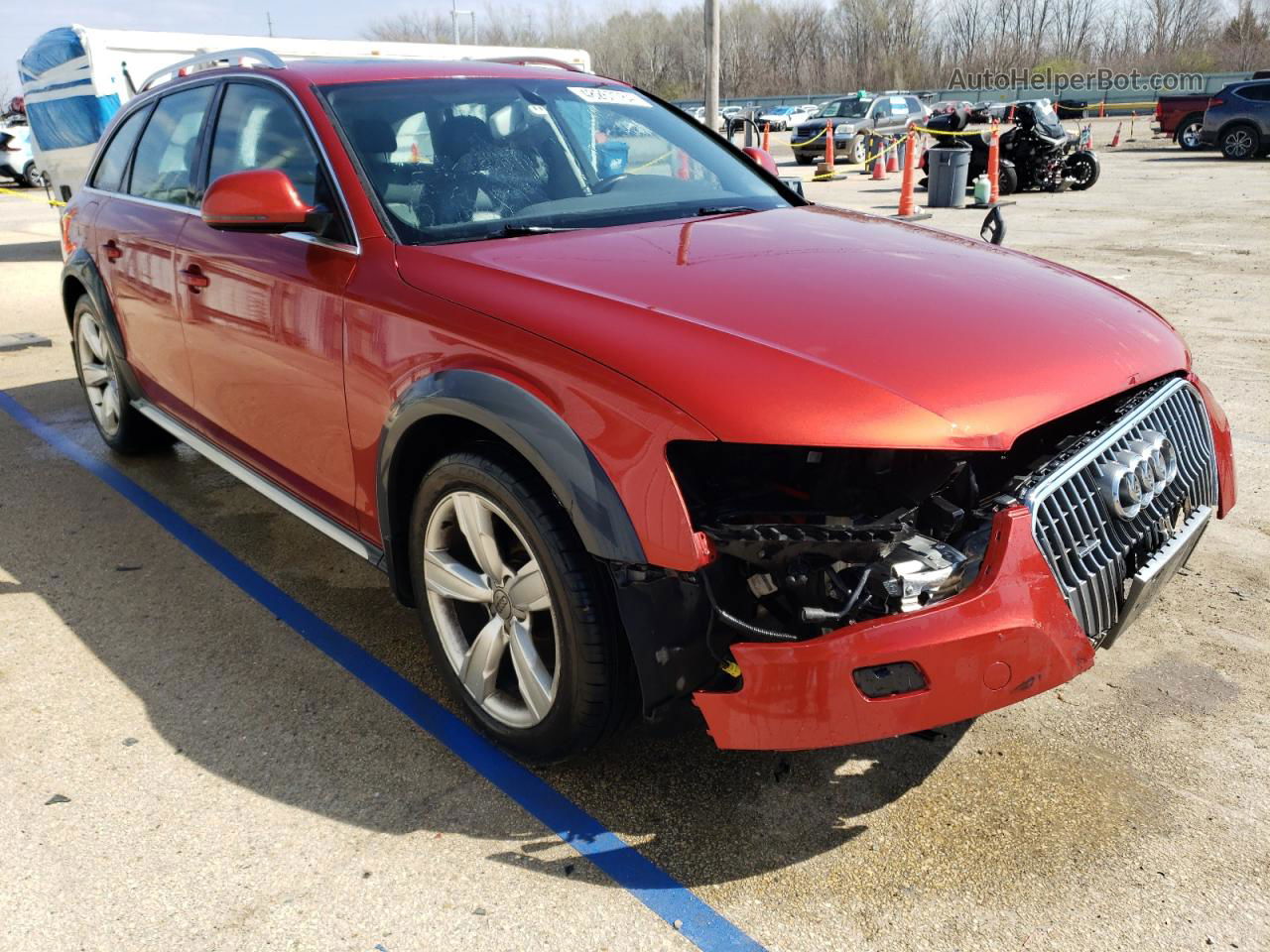 2013 Audi A4 Allroad Premium Plus Red vin: WA1UFAFL4DA231596