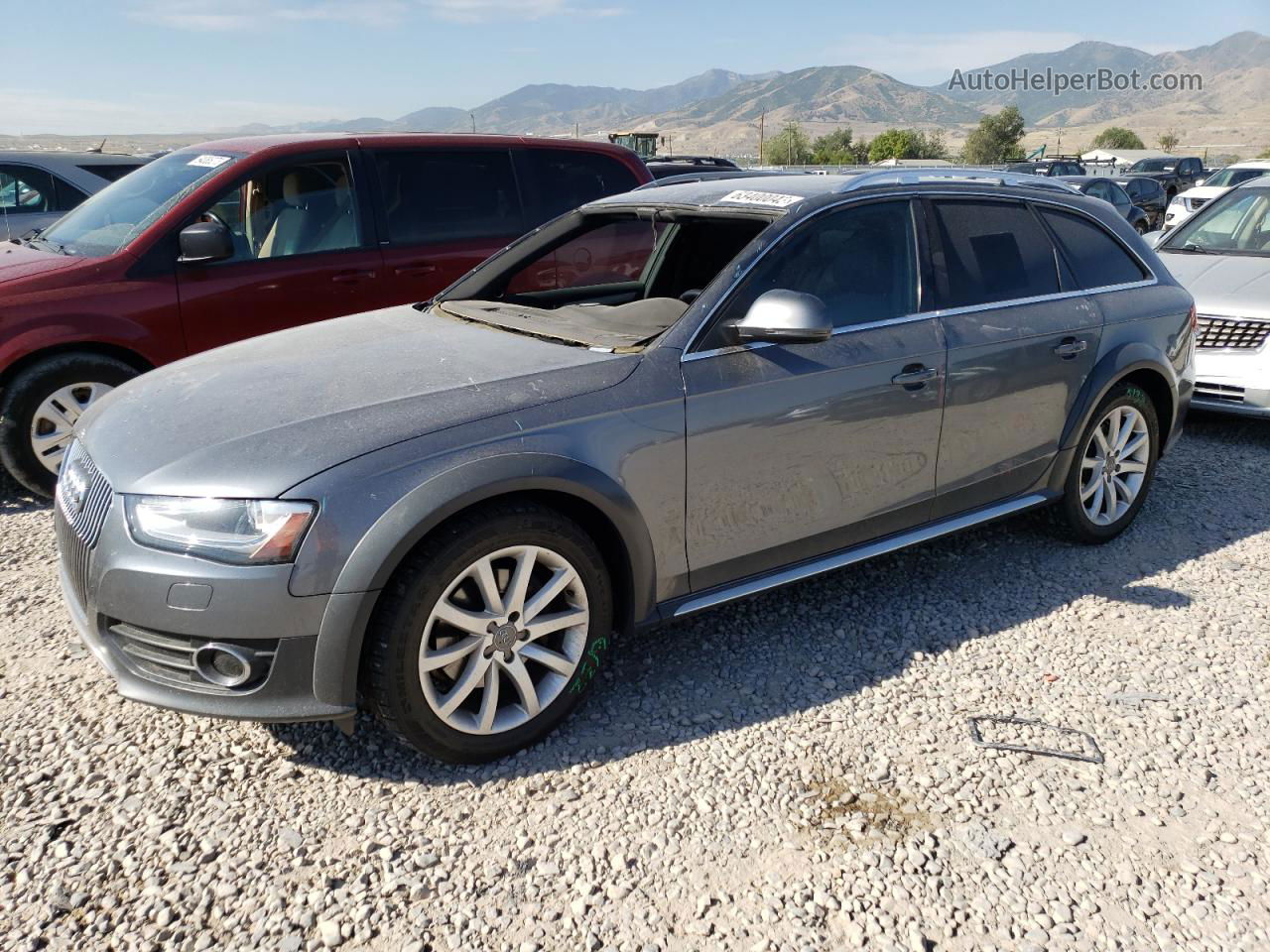 2016 Audi A4 Allroad Premium Plus Gray vin: WA1UFAFL4GA001254