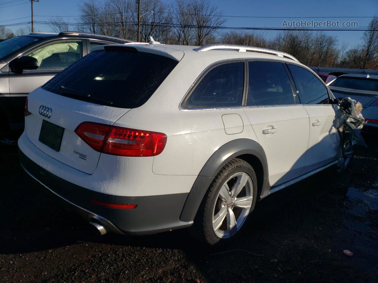 2013 Audi A4 Allroad Premium Plus Белый vin: WA1UFAFL5DA166323